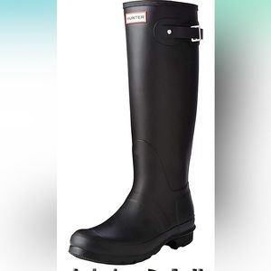 Black Matte Hunter Boots